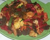 Foto langkah ke 9 dari resep Seblak setan baso ikan tenggiri.