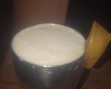 A picture of step 4 of Chikoo millkshake (sapodilla).