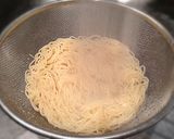 A picture of step 6 of Authentic Chilled Pasta with an Oil Based Sauce.