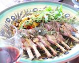 A picture of step 10 of Roasted Rack of Lamb with Balsamic Sauce.