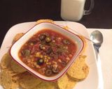A picture of step 5 of One Pot Wonder No Bean Chili.
