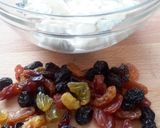 A picture of step 1 of Sig's Fruit and Nut Coleslaw.