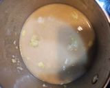 Foto del paso 5 de la receta Calabacín relleno de crema de mejillones y gambas