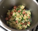 A picture of step 2 of Tomato ketchup fried rice with omelette (kid’s omurice).