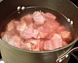 A picture of step 1 of Blanquette de Veau ( White Veal Stew ).