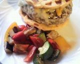 A picture of step 7 of Low Sugar & Gluten-Free Soy Flour Waffles.
