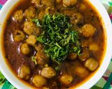 A picture of step 3 of Chole soup.
