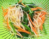 A picture of step 5 of Mixed Bean Sprout Namul Using a Namul Base.