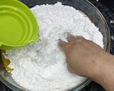 A picture of step 3 of Cinnamon rolls with nutella frosting.
