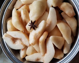 A picture of step 2 of Pear Butter.