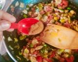 A picture of step 7 of Spicy macroni mix spaghettis chaat.
