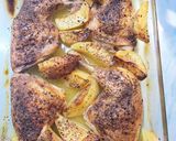 A picture of step 4 of Lemon Chicken Thighs with Roasted Potatoes.