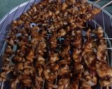 Foto langkah ke 3 dari resep Sate Jamur Bakar ala Abang2 super simple mudah.
