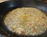 A picture of step 4 of Spring Cabbage and Jako Fish Aglio Olio e Peperoncino.