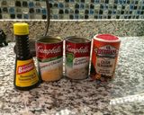 A picture of step 5 of Abigaile's Étouffée served with rice.
