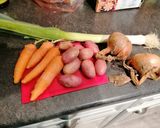 Une image de l'étape 1 de Légumes styles Fukume-ni 2ème recette.
