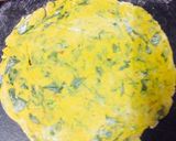 A picture of step 3 of Methi paratha.