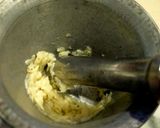 A picture of step 1 of Dahi Tikhari.