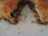Croqueta de puré de patata rellena de carne picada