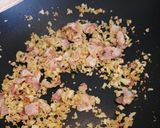 A picture of step 2 of Spaghetti pane e pancetta - bread and pancetta spaghetti.
