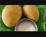 A picture of step 1 of Mango Shake.