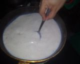 A picture of step 3 of Mishti Doi.