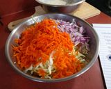 A picture of step 1 of Coleslaw.