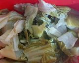 Hình bước làm 2 của món Bò xào dưa chua