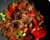 Foto langkah ke 3 dari resep Tumis lidah bompap alias bombay paprika.