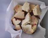 A picture of step 12 of Chefs Hat Rainbow Sprinkle Giant Cookie.