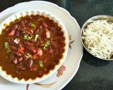 A picture of step 7 of Delicious tasty Punjabi style rajma chawal.