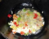 Foto del paso 3 de la receta: Macarrones con jamón, chorizo y queso