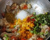 A picture of step 2 of Stuffed Bell Pepper fritters with ridge gourd (turiya) chutney.