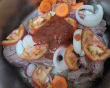 Foto del paso 3 de la receta: Paleta Guisada con Tortilla de Vegetales