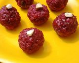 A picture of step 9 of Beetroot Sweet Boondhi Ladoo.