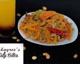 A picture of step 9 of Afghan pulao.