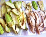 Foto del paso 4 de la receta: Pastel de BERENJENA y zuccini, relleno de tofu #caminodesabores