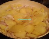 Foto del paso 1 de la receta Pastel de carne con tortilla y jamón con mi toque especial