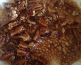 A picture of step 6 of Vickys Pumpkin Pudding with optional Candied Pecans, GF DF EF SF.