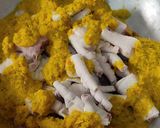 Gambar langkah 2 resipi Rendang Ayam Bersama Kacang Panjang.