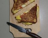 Foto langkah ke 5 dari resep 41. Egg Cheese Toast.