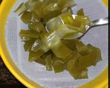 A picture of step 2 of Methi Aloe Vera pickle.