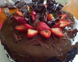 Foto del paso 4 de la receta Torta Desnuda de Chocolate y Fresas 🍫🍓😋 // Naked Cake🤭