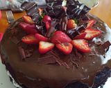 Foto del paso 4 de la receta: Torta Desnuda de Chocolate y Fresas 🍫🍓😋 // Naked Cake🤭