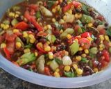 A picture of step 1 of Black Bean & Corn Salad.