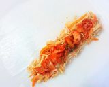 A picture of step 7 of Memil Jeonbyeong (Buckwheat Crepe) Style Fresh Spring Rolls.