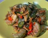 Foto langkah ke 7 dari resep Tumis terong ijo teri.