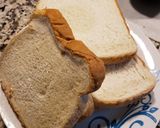 A picture of step 1 of Toast with cheese 🧀 potatoes 🥔 meat 🍖.