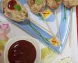 A picture of step 4 of Corn potato lollipop.