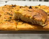 A picture of step 6 of Focaccia Bianca with Salt and Rosemary.